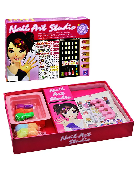 Amazon.com : Kids Nail Art Kit Nail Stamper Kit Cute Pretend Play Toys Set  Gift For Girls : Beauty & Personal Care