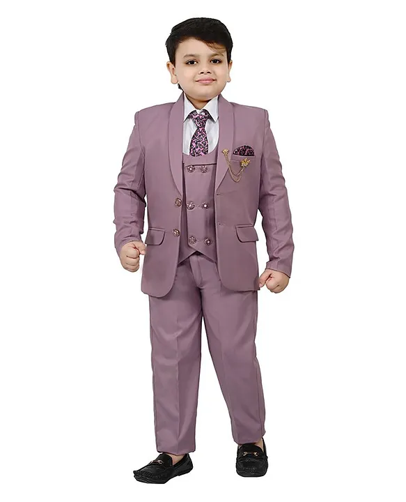 Buy BT Dezines Kids 5 Piece Coat Pant Suit Set For Boys (12-13