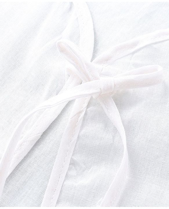 Babyhug 100% Cotton Front Tie Knot Jhabla Pack of 5 - White
