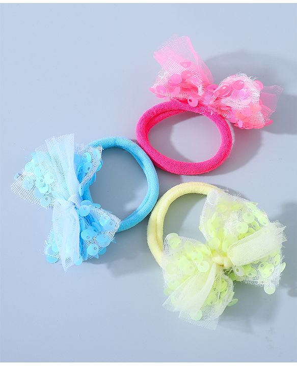 Babyhug Rubber Bands & Scrunchies  Free Size Set of 3 - Multicolor