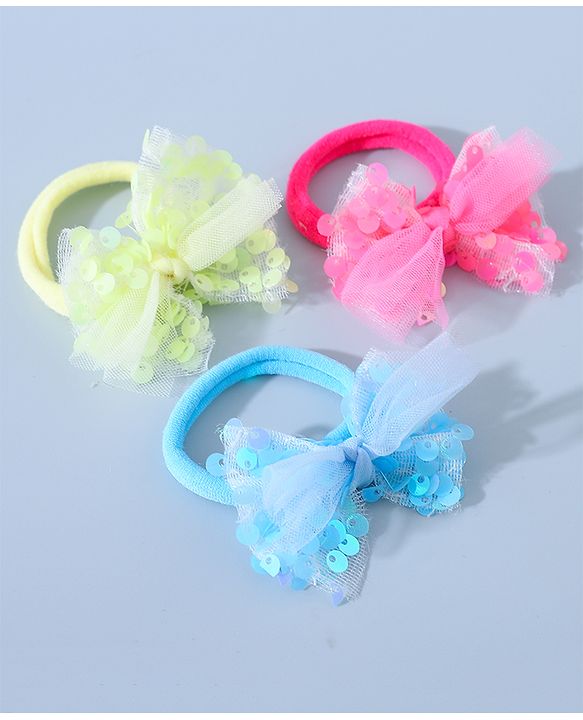 Babyhug Rubber Bands & Scrunchies  Free Size Set of 3 - Multicolor