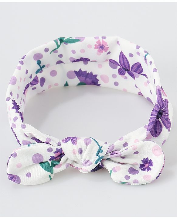 Babyhug Free Size Headband with Sunglasses - White