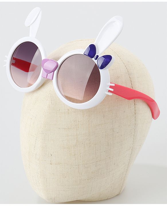 Babyhug Free Size Headband with Sunglasses - White