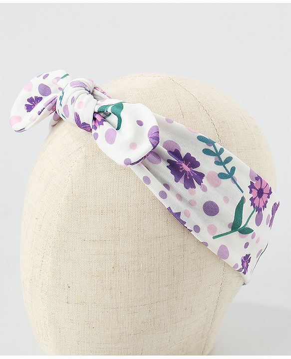 Babyhug Free Size Headband with Sunglasses - White