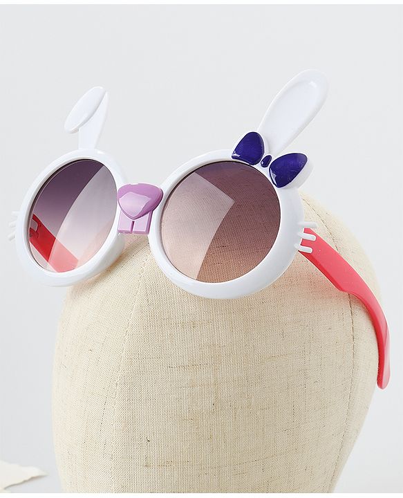 Babyhug Free Size Headband with Sunglasses - White