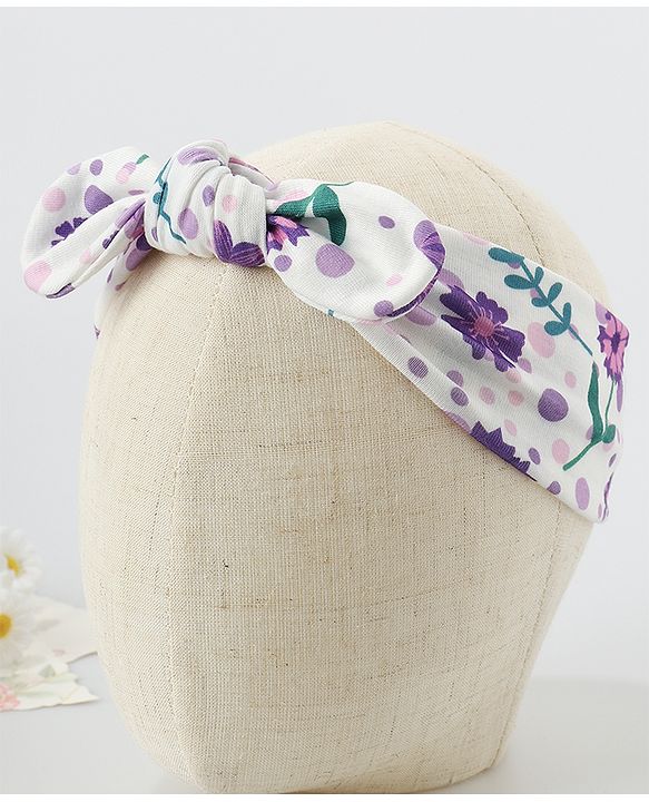 Babyhug Free Size Headband with Sunglasses - White
