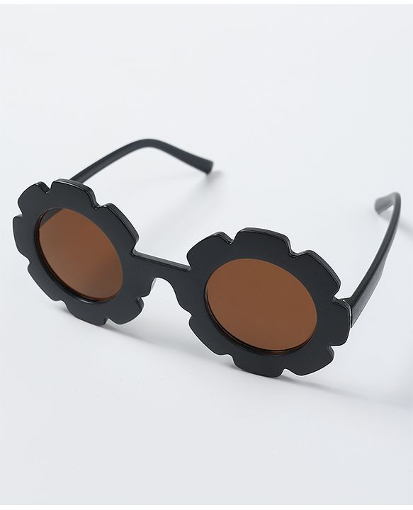 Babyhug Free Size Bow Headband with Sunglasses - Black