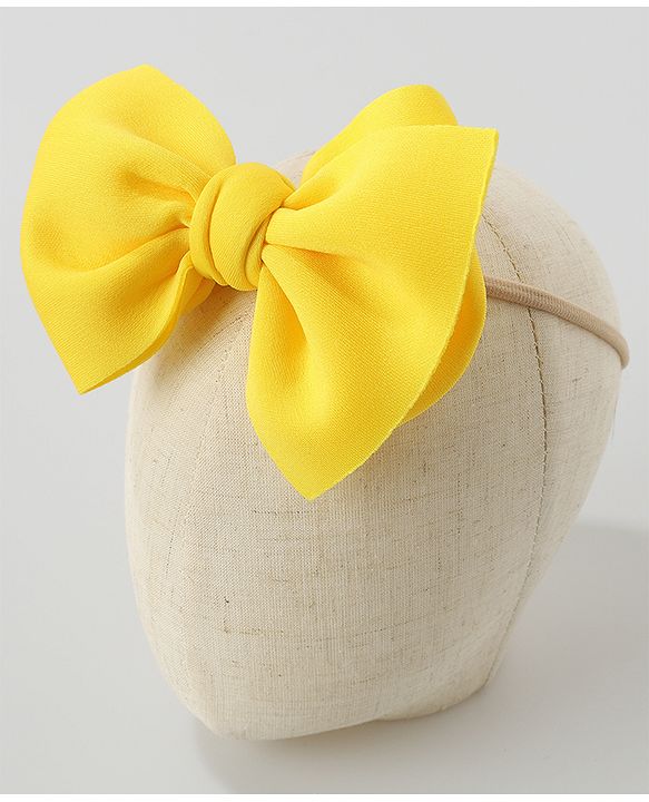 Babyhug Free Size Bow Headband with Sunglasses - Black