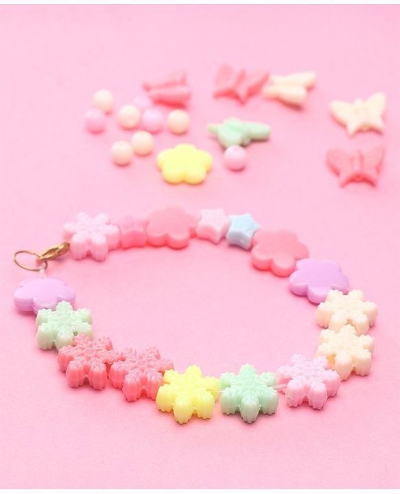 Babyhug DIY Pastel Beads Jewellery Making Kit - Multicolour