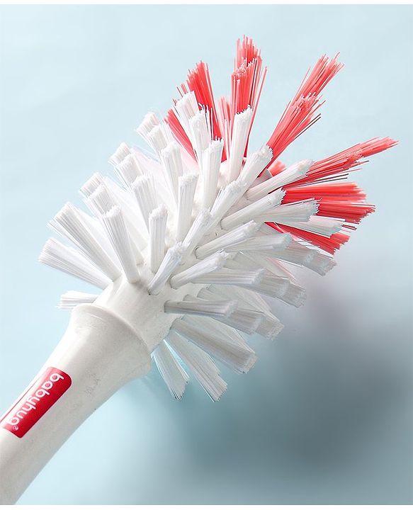 Babyhug Bottle & Nipple Cleaning Brushes - Pink