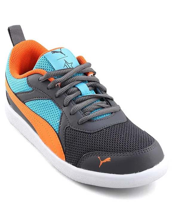 Orange and sales grey pumas