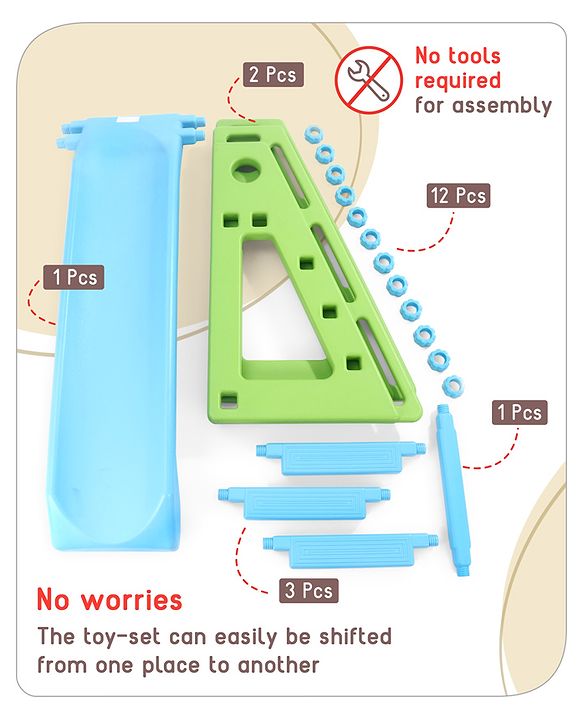 Babyhug Kid's Slide - Red & Yellow