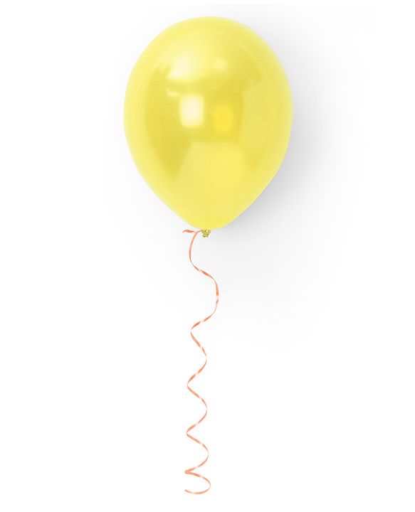 Babyhug Metallic Balloons with Ribbons Pack of 53 (Colour & Print May Vary)
