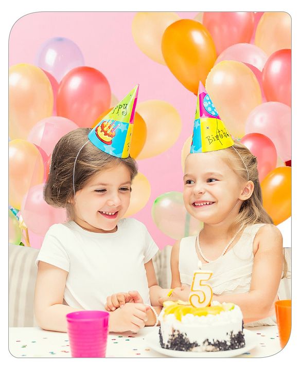 Babyhug Rainbow Balloon Decor Kit Multicolor - Pack of 65