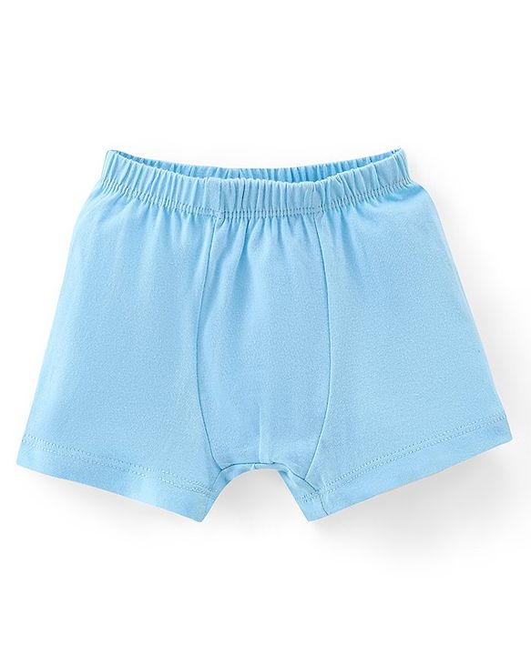 Babyhug 100% Cotton Trunk Striped & Car Print Pack Of 3 - Orange Yellow & Blue