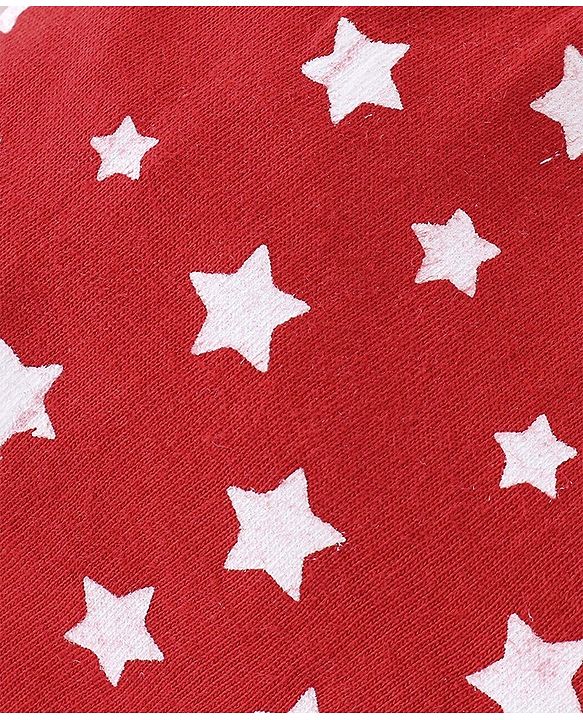 Babyhug 100% Cotton Knit Trunk Stripes & Star Print Pack of 3 - Multicolor