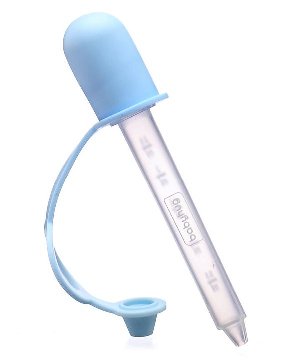 Babyhug 2-in-1 Medicine Dispenser Kit Blue- 2.5 ml
