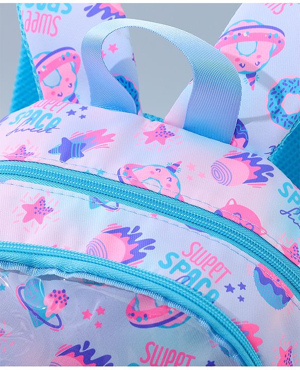 Babyhug Fashion Backpack with Wings - Blue