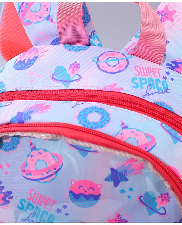 Babyhug Fashion Backpack with Wings - Blue
