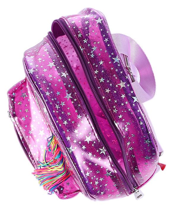 Babyhug Unicorn Fashion Backpack  Free Size - Pink