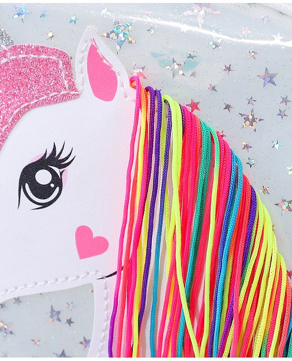 Babyhug Unicorn Fashion Backpack  Free Size - Pink