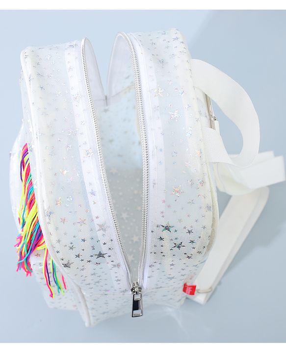 Babyhug Unicorn Fashion Backpack  Free Size - Pink
