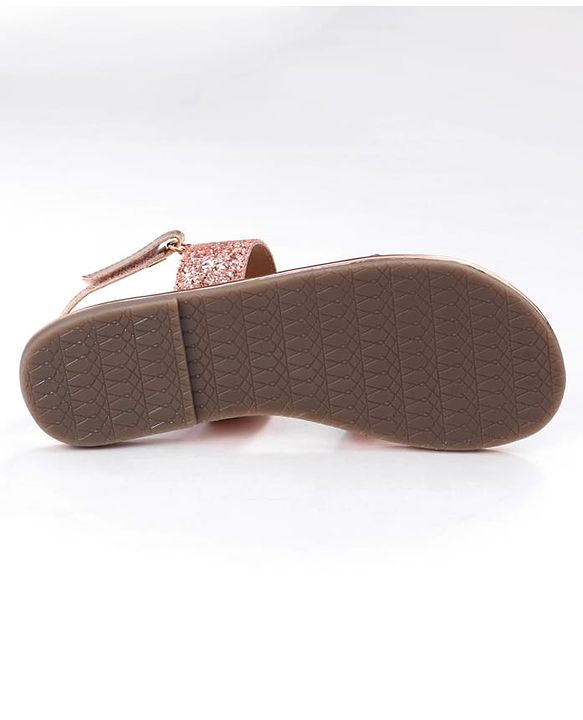 Pine Kids Sandals with Velcro Closure- Golden