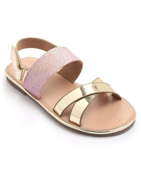 Pine Kids Sandals with Velcro Closure- Pink
