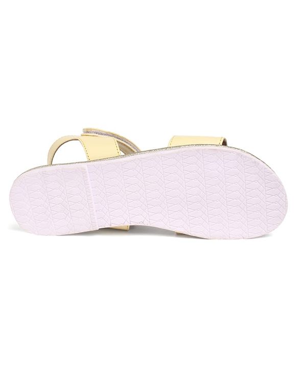 Pine Kids Velcro Closure Sandals with Heart Patch - Blue