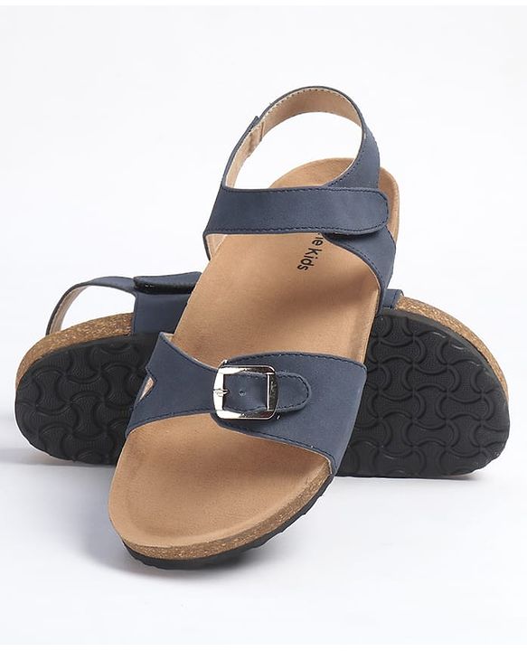 Pine Kids Sandals with Velcro Closure - Blue