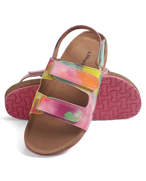 Pine Kids Sandals with Velcro Closure - Blue