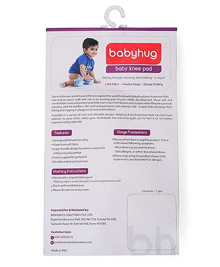 Babyhug Elbow & Knee Protection Pads Blue Red (Design May Vary)