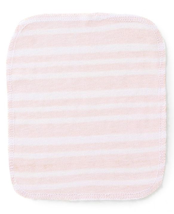 Babyhug Striped Wash Cloths Pack of 6- Multicolor