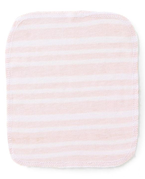 Babyhug Striped Wash Cloths Pack of 6- Multicolor