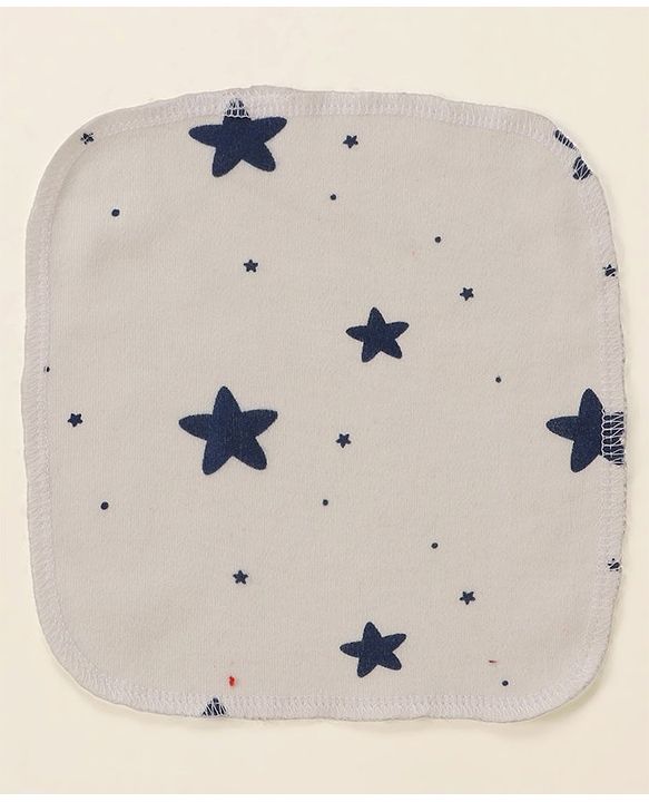 Babyhug Striped Wash Cloths Pack of 6- Multicolor