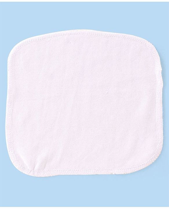 Babyhug Solid Colours Wash Clothes Pack of 6- Multicolor