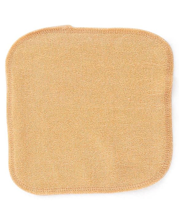 Babyhug Solid Colours Wash Clothes Pack of 6- Multicolor