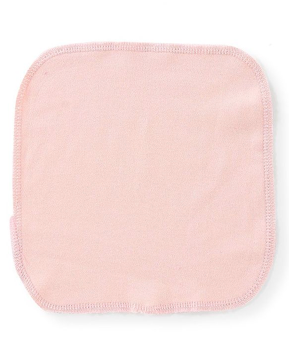 Babyhug Solid Colours Wash Clothes Pack of 6- Multicolor