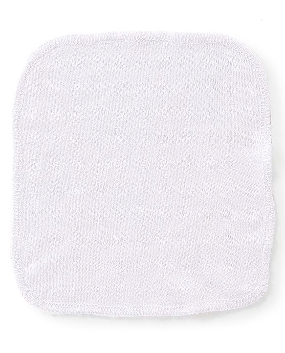 Babyhug Solid Colours Wash Clothes Pack of 6- Multicolor
