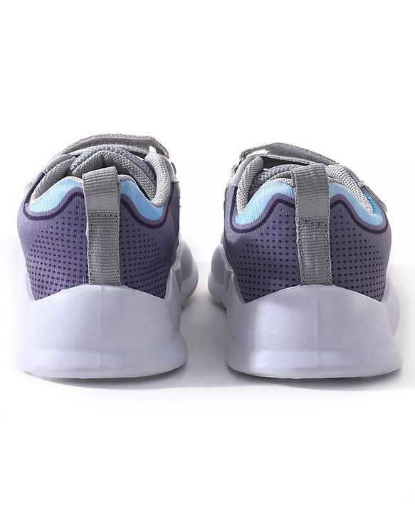 Pine Kids Velcro Closure Casual Shoes - Blue & Grey