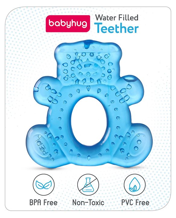 Babyhug Water Filled Teddy Shape Teether - Pink