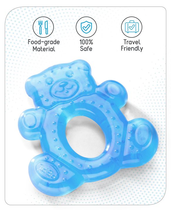 Babyhug Water Filled Teddy Shape Teether - Pink