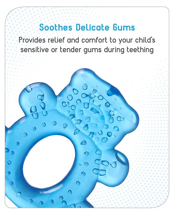 Babyhug Water Filled Teddy Shape Teether - Pink