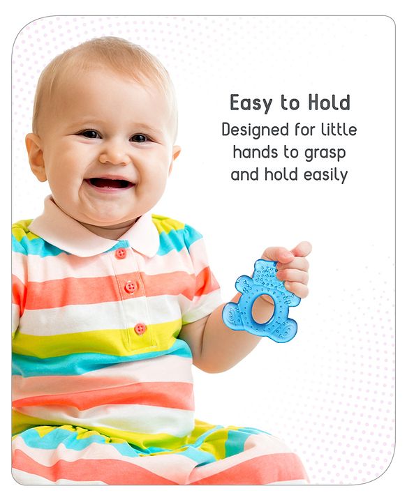 Babyhug Water Filled Teddy Shape Teether - Pink