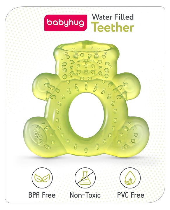 Babyhug Water Filled Teddy Shape Teether - Pink