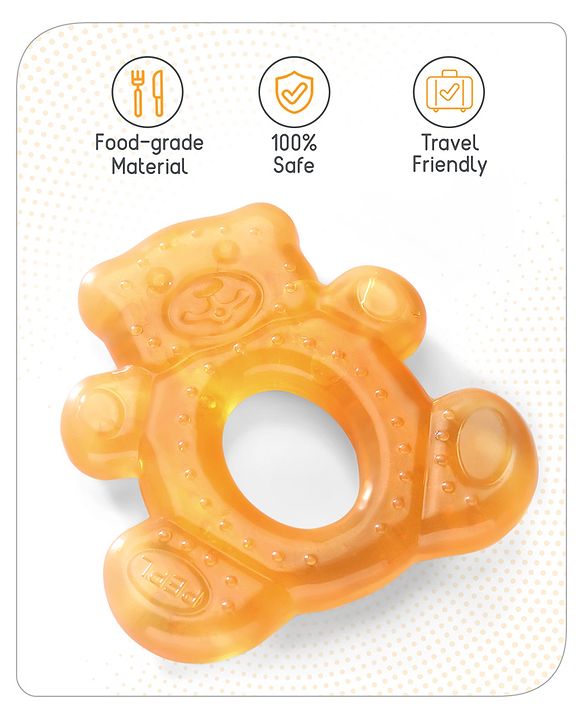 Babyhug Water Filled Teddy Shape Teether - Pink