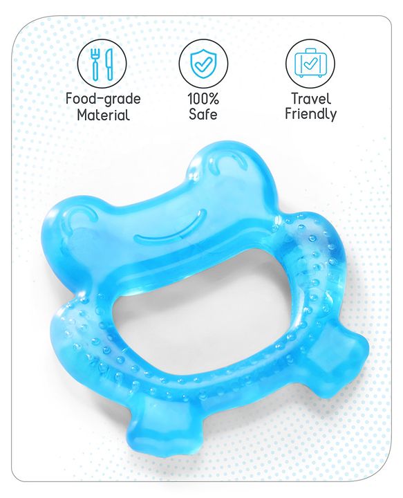 Babyhug Water Filled Frog Shape Teether -Pink