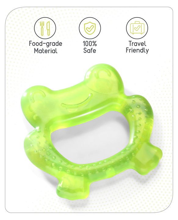 Babyhug Water Filled Frog Shape Teether -Pink
