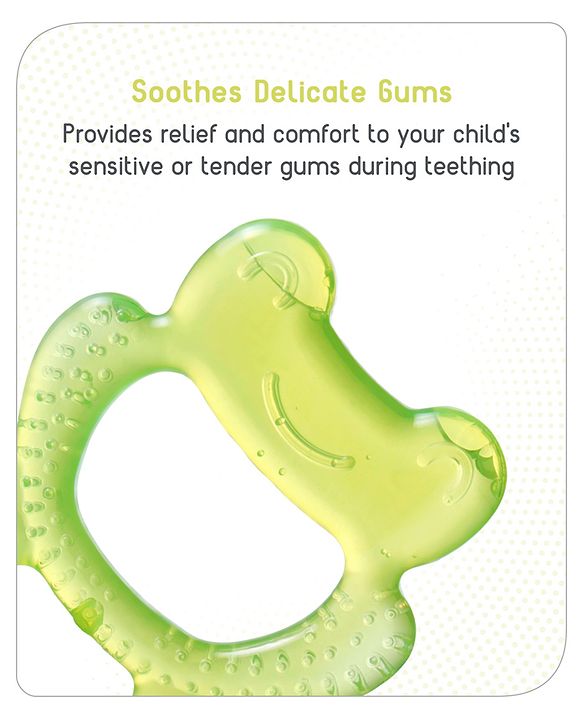 Babyhug Water Filled Frog Shape Teether -Pink