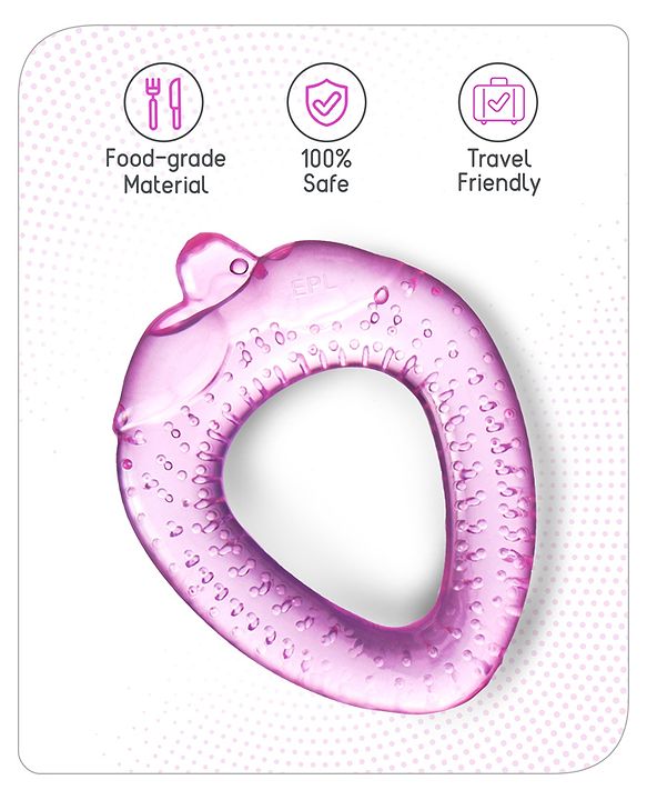 Babyhug Water Filled Berry Shape Teether -Pink